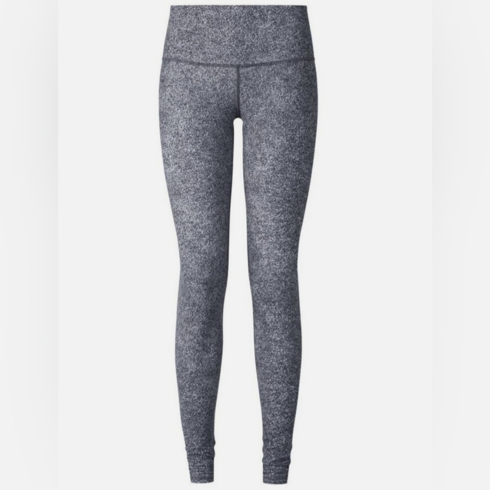 Women's Lululemon 4 Wunder Under Pants  Hi-Rise Rio Mist White Black